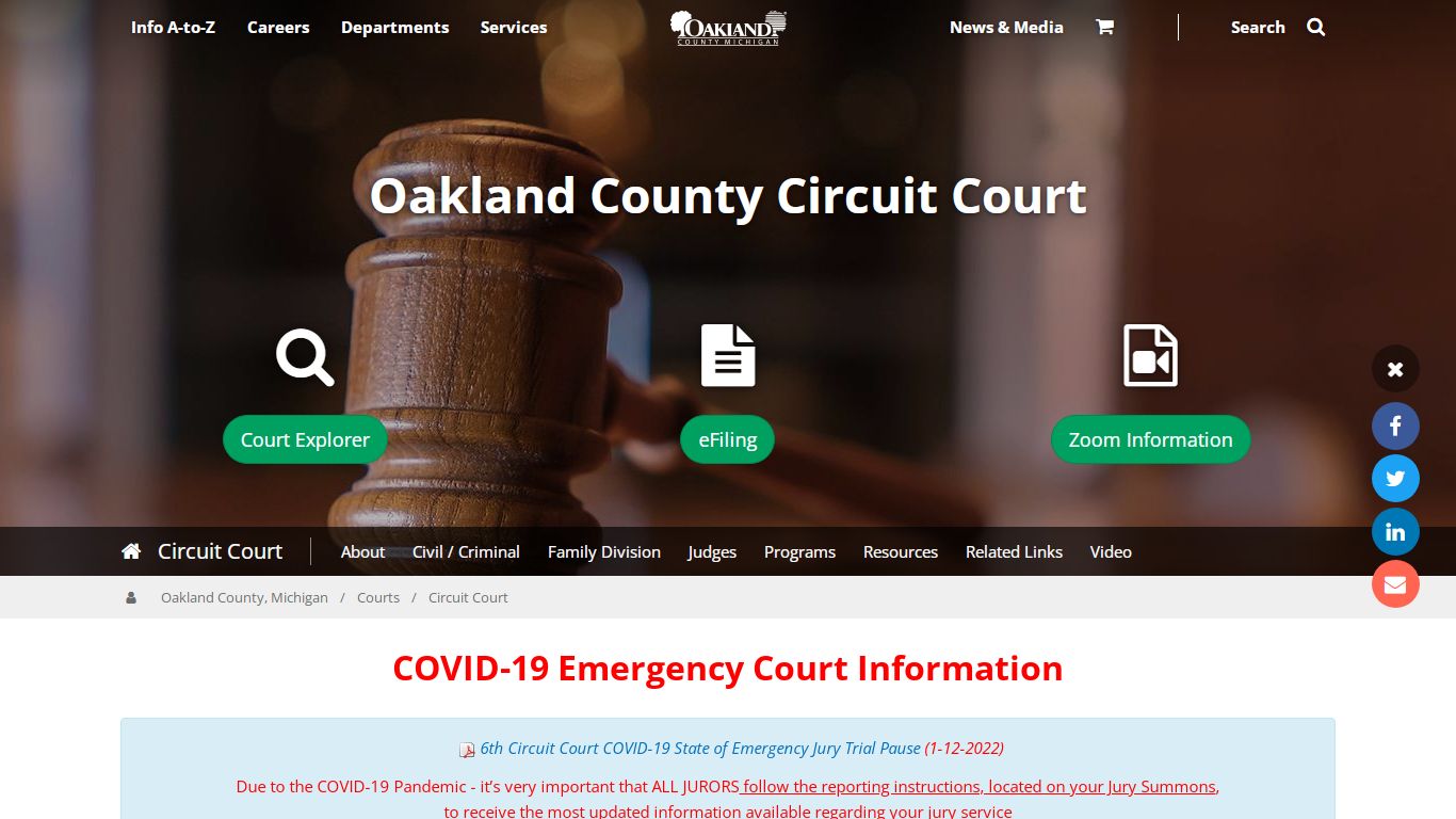 Circuit Court | Circuit Court - Oakgov